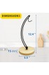 Banana Hanger Modern Bananas Holder Organizer with Durable Wood Base Sturdy Metal Hook for Home Kitchen Countertop Useful Simple Charming Design Tree Stand Hanging Fresh Food Storage Container