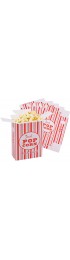 Bekith 100 Pack Paper Popcorn Boxes Close-Top Popcorn Containers Cups Bucket for Movie Party and Theater Night