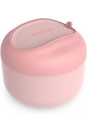 Bentgo Bowl Insulated Leak-Resistant Bowl with Snack Compartment Collapsible Utensils and Improved Easy-Grip Design for On-the-Go Holds Soup Rice Cereal & More BPA-Free 21.2 oz Blush