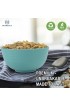 Cereal Bowls 8 Pieces Unbreakable Wheat Straw Bowls Set 26 OZ Microwave and Dishwasher Safe BPA Free And Reusable Lightweight Bowl For Rice Noodle Soup Snack Salad Fruit Mutil Color