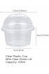 Dessert Cups Clear Plastic Cups,50 Pack Dessert Cups Clear Plastic Cups with Dome Lids,Party Cups Fruit Cups Snack Bowls for Iced Cold Drinks Ice Cream Cupcake Parfait 5 OZ