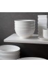 DOWAN Porcelain Soup Bowls 26 Ounces Cereal Bowl with Non Slip Ripples Ceramic White Bowls for Oatmeal Bowls Set 4 for Kitchen Dishwasher & Microwave Safe
