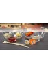 Godinger Bowl Set Mini Crystal Prep Dip Dessert Bar Dish Bowls Set of 6 2oz