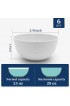 [Set of 6] Unbreakable Cereal Bowls 24 OZ Microwave and Dishwasher Safe BPA Free E-Co Friendly Bowl Mixed Color for Cereal Salad Soup Rice