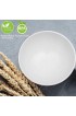 【Set Of 6】Unbreakable Cereal Bowls 25 OZ Wheat Straw Bowls Microwave and Dishwasher Safe BPA Free E-Co Friendly Bowl Beige Color for Cereal Serving Soup Oatmeal Pasta and Salad