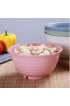 Unbreakable Cereal Bowls Brand 30 OZ Lightweight Wheat Straw Bowl for Rice Noodle Soup Snack Dishwasher & Microwave Safe BPA Free 4 Pack