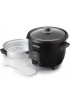 Aroma Housewares ARC-363-1NGB 3 Uncooked 6 Cups Cooked Rice Cooker Steamer Multicooker 2-6 cups Silver