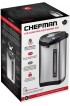 Chefman Electric Hot Water Pot Urn w Auto & Manual Dispense Buttons Safety Lock Instant Heating for Coffee & Tea Auto-Shutoff Boil Dry Protection Insulated Stainless Steel 5.3L 5.6 Qt 30+ Cups