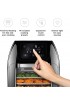 Chefman Multifunctional Digital Air Fryer+ Rotisserie Dehydrator Convection Oven 17 Touch Screen Presets Fry Roast Dehydrate & Bake Auto Shutoff Accessories Included XL 10L Family Size Black