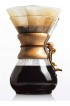 Chemex Pour-Over Glass Coffeemaker Classic Series 8-Cup Exclusive Packaging