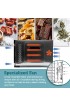 COSORI Food Dehydrator 50 Recipes for Jerky Fruit Meat Dog Treats Herbs and Yogurt Dryer Machine with Temperature Control 6 Stainless Steel Trays ETL Listed Silver