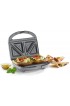 Cuisinart WM-SW2N1 Grill Sandwich Maker 9.07L x 8.87W x 3.57H Silver