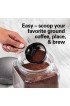 Hamilton Beach Scoop Single Serve Coffee Maker Fast Brewing Stainless Steel 49981A