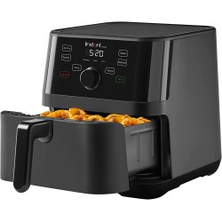 Instant Vortex 5.7QT Large Air Fryer Oven Combo Free App With 90 Recipes Customizable Smart Cooking Programs Nonstick and Dishwasher-Safe Basket Black