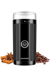 SHARDOR Large Capacity Electric Coffee Grinder Multi-function Spice and Herb Grinder with Stainless Steel Blade and Grinding Bowl 70g 2.5oz