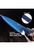 Blue Professional Kitchen Knife Chef Set Kitchen Knife Set Stainless Steel Kitchen Knife Set Dishwasher Safe with Sheathes