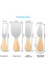Cheese Knife Set 4 PCS Cheese Knives for Charcuterie Board Utensils Cheese Knives Set with Wood Handle Steel Stainless Cheese Slicer Cheese Cutter Mini Knife Butter Knife & Fork by UUBAAR