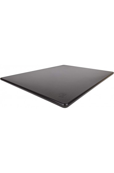 Commercial Black Plastic Cutting Board Large 20x15 Inch NSF