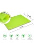Cutting Board Mats Flexible Plastic Colored Mats With Food Icons Fotouzy BPA-Free Non-Porous Anti-skid back and Dishwasher Safe Set of 7