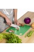 Flexible Cutting Board for Kitchen 14.96X12 Thick 0.7mm Set of 6 Flexible Cutting Board Mats With Food Icons Assorted Colors Plastic-Cutting-Board-for-Kitchen SUPERKIT