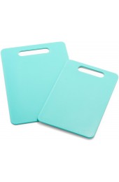 GreenLife 2 Piece Cutting Board Kitchen Set Dishwasher Safe Extra Durable Turquoise