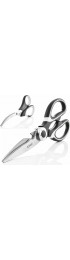 Kitchen Shears by Gidli Lifetime Replacement Warranty- Includes Seafood Scissors As a Bonus Heavy Duty Stainless Steel Multipurpose Ultra Sharp Utility Scissors