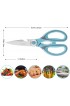 Kitchen Shears TEMEISI 2-Pack Multi-function Heavy Duty Kitchen Scissors Ultra Sharp Poultry Shears for Chicken Poultry Fish Meat Vegetables Herbs BBQ