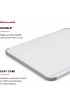 KitchenAid Classic Nonslip Plastic Cutting Board 11x14-Inch White