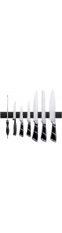 Magnetic Knife Holder for Wall Enkrio 16 Inch Stainless Steel Knife Magnetic Strip Kitchen Knife Holder Magnet Rack Bar Black