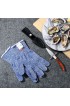 ModaSin Oyster Knife and Gloves Set Oyster Opener Tool Kit with Oyster Shucking Knife Cut Resistant Level 5 Protection Glove Clam Oyster Shucker Knives with Hand Guard Seafood Tools Gift Set of 2