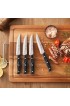 Steak Knives MITUER Steak Knife Set Premium Stainless Steel Steak Knives set of 4