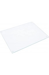 Tempered Glass Cutting Board Extremely Durable Long-Standing Clear Glass Scratch Resistant Heat Resistant Shatterproof Extra Large 12X16