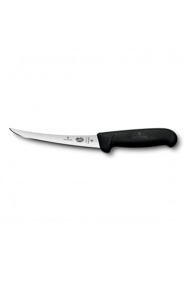 Victorinox Fibrox Pro 6-inch Curved Boning Knife with Flexible Blade Black