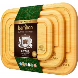 Wood Cutting Boards for Kitchen Bamboo Cutting Board Set Chopping Board Set Wood Cutting Board Set Wooden Cutting Board Set Bamboo Cutting Boards for Kitchen Natural
