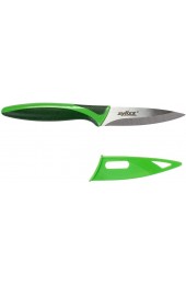 ZYLISS Paring Knife with Sheath Cover 3.5-Inch Stainless Steel Blade Green