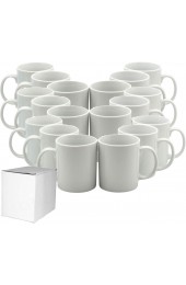 11 oz Sublimation Blank Ceramic Coffee Mugs Case of 36