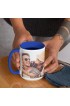 Custom Photo Coffee Mugs 15 oz Personalized Mugs w Picture Text Name Personalized Gifts for V Day Boyfriend Girlfriend Office Christmas Gifts Custom Mugs with Pictures Taza Personalizadas