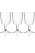 DecorRack 24 Wine Glasses 6 Oz Plastic Party Wine Cups Perfect for Outdoor Parties Weddings Picnics Stackable Reusable Disposable Stemmed Clear Wine Glasses Pack of 24