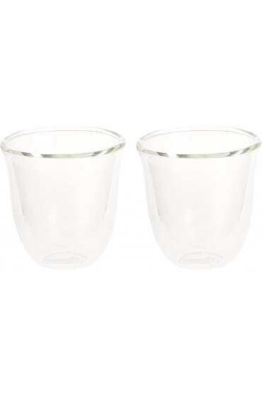 De'Longhi DeLonghi Double Walled Thermo Espresso Glasses Set of 2 Regular Clear