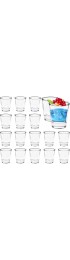 Farielyn-X 16 Pack 1.5-Ounce Heavy Base Shot Glass Set Whiskey Shot Glass Clear Glass