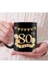 Greatingreat 1942 Old Time Information-80th Birthday Mug Happy 80 Birthday Party Turning 80 Birthday 80th Bday For Her & Him Eighty Birthday Mug Milestone Birthday