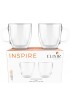 Large Coffee Mugs Double Wall Glass Set of 2 16 oz Dishwasher & Microwave Safe Clear Unique & Insulated with Handle By Elixir Glassware 16 oz