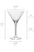 Mikasa Cheers Martini Glass 10-Ounce Set of 4
