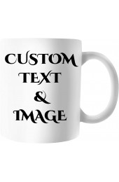 Personalized Photo Mug 11oz on Both Side Custom Mug with Your Picture Logo Text Personalized Coffee Mug Customized Gifts for Birthday Mother’s Day Housewarming Custom Coffee Mug Taza Personalizadas