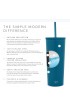 Simple Modern Insulated Tumbler Cup with Flip Lid and Straw Lid | Reusable Stainless Steel Water Bottle Iced Coffee Travel Mug | Classic Collection | 24oz 710ml -Mykonos Blue