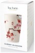 Tea Forte Kati Cup Cherry Blossoms Ceramic Tea Infuser Cup with Infuser Basket and Lid for Steeping Loose Leaf Tea