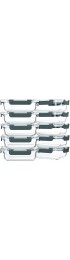 [10-Pack,22 Oz]Glass Meal Prep Containers,Glass Food Storage Containers with lids,Glass Lunch Containers,Microwave Oven Freezer and Dishwasher 22 Oz
