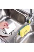 2Pack Adhexitol Sponge Holder for Kitchen Sink Strong Adhesive Small Sponge Holder Rustproof & Waterproof Kitchen Sink Caddy Minimal Size Save Sink Space- SUS304 Stainless Steel,Quick Drying