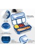 Bento Box Adult Lunch Box,Lunch Box Kids,Lunch Containers for Adults Kids Toddler,1300ML-4 Compartment Bento Lunch Box,Microwave & Dishwasher & Freezer Safe BPA Free Blue