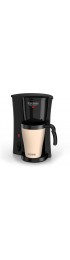 BLACK+DECKER Brew 'n Go Personal Coffeemaker with Travel Mug Black Beige DCM18